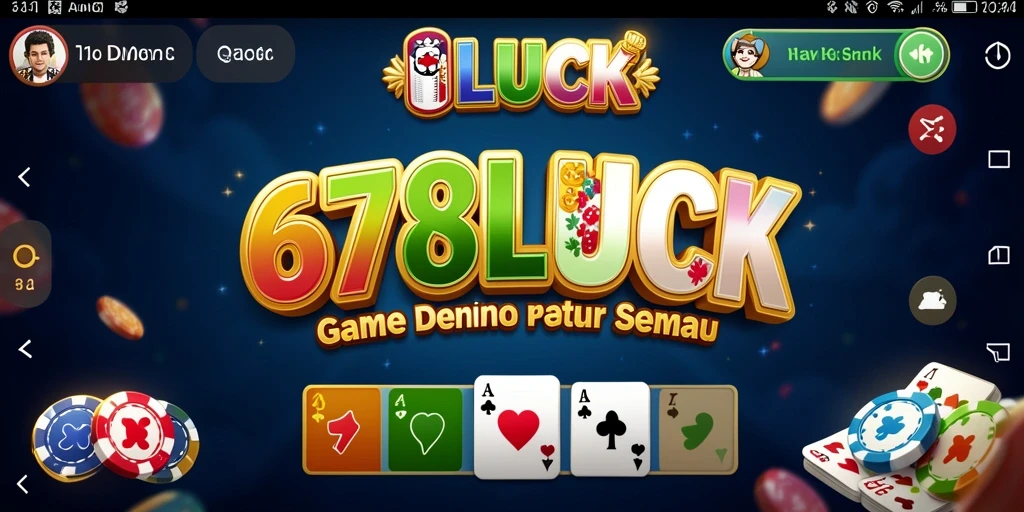 Tampilan seru gameplay Domino di 678LUCK.