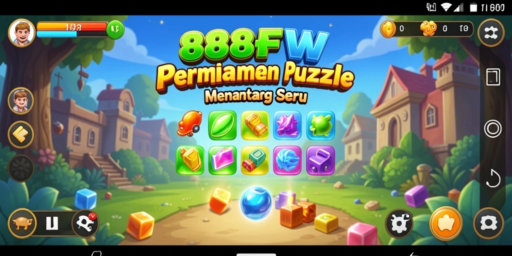 Tangkapan layar dari gameplay seru 888FW yang penuh tantangan Puzzle.
