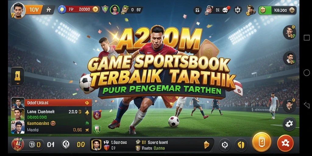 Tampilan gameplay A200M yang menarik dan dinamis dalam dunia Sportsbook.