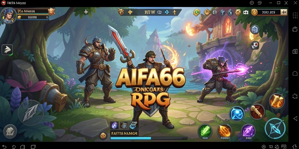 Menampilkan gameplay seru AIFA66 dengan pertarungan mendalam.