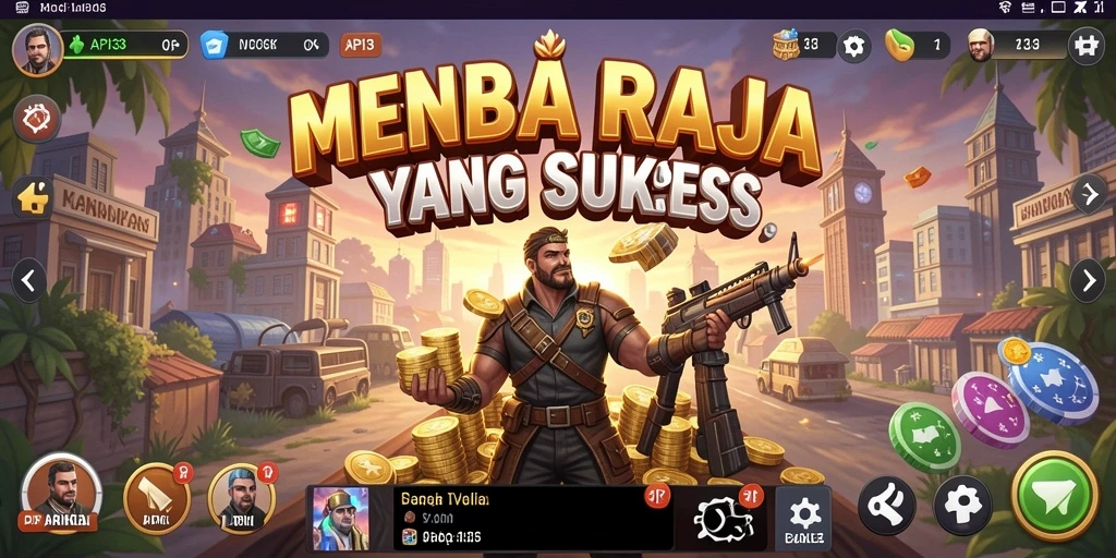Tampilan gameplay API33 yang menarik dan penuh strategi Tycoon.
