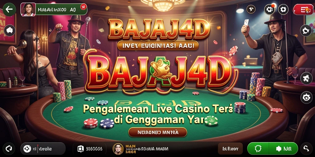 Tampilan gameplay seru dan interaktif di BAJAJ4D Live Casino.