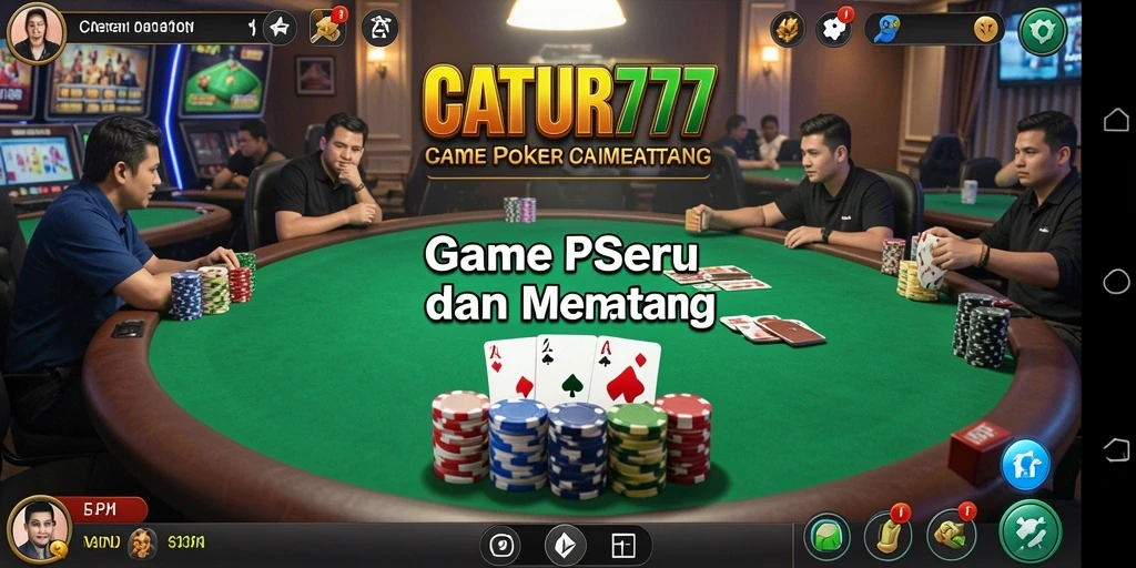 Gameplay seru dan interaktif di CATUR777, terbaik untuk penggemar Poker.