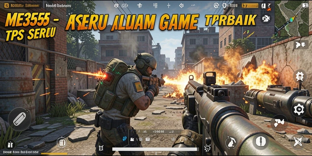 Tampilan menakjubkan dari gameplay dalam ME355 yang penuh aksi.