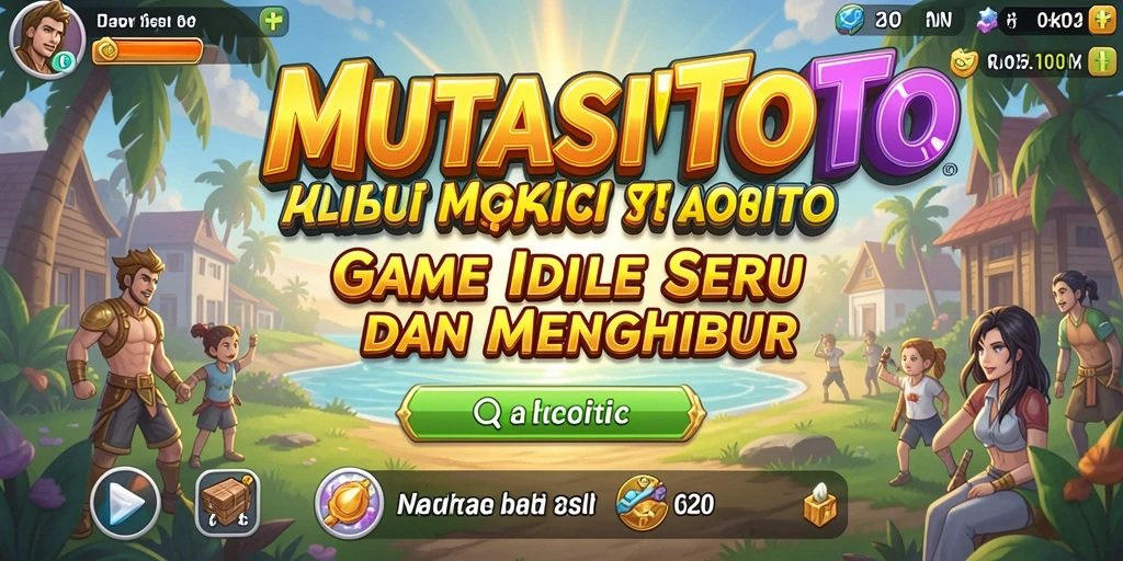 Screenshot gameplay MUTASITOTO yang menunjukkan karakter aktif.