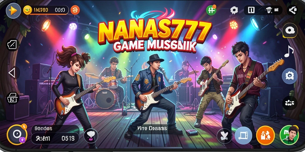 Tampilan gameplay NANAS777 yang menarik dan penuh warna.