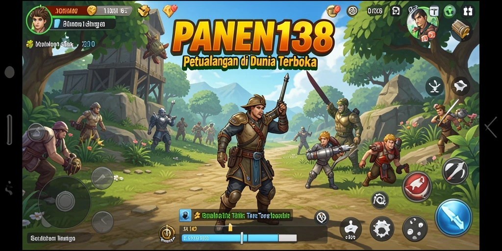 Tampilan gameplay PANEN138 yang mendebarkan di dunia terbuka.