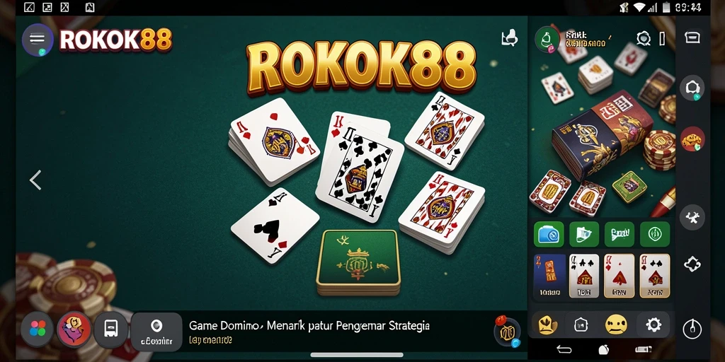 Tampilan gameplay ROKOK88 yang seru dan interaktif.
