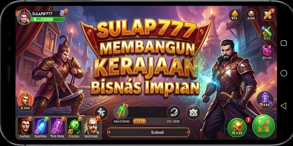 Tampilan gameplay SULAP777 yang menarik dan penuh warna.