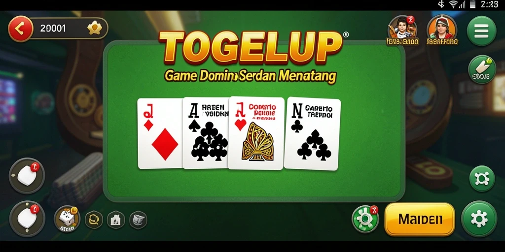 Tampilan gameplay seru TOGELUP dengan aksi cepat dan mendebarkan.
