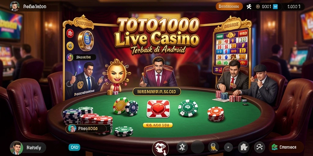 Gameplay seru dan interaktif Live Casino TOTO1000.