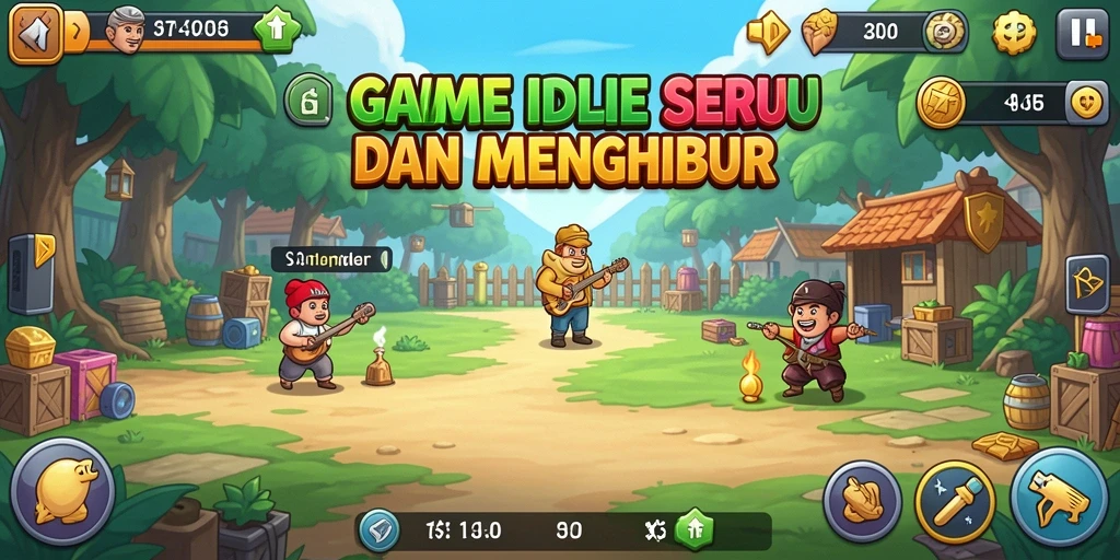 Tampilan gameplay V21 yang menggugah selera dan menghibur.