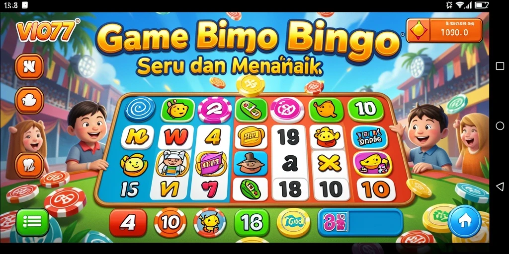Tampilan menarik gameplay Bingo VIO77.